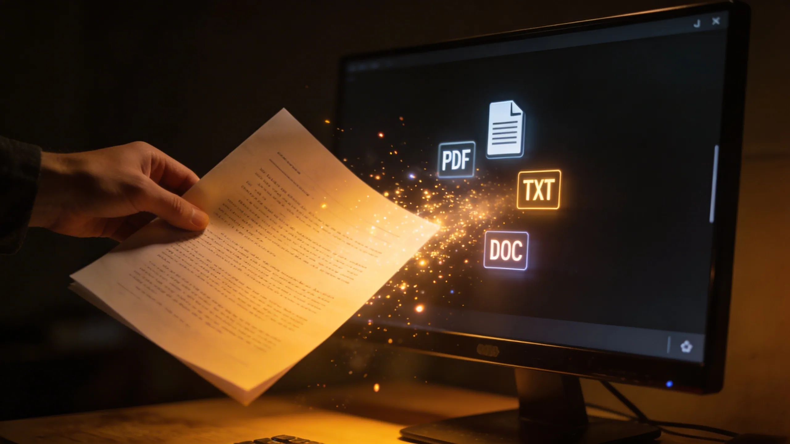Upload any script format