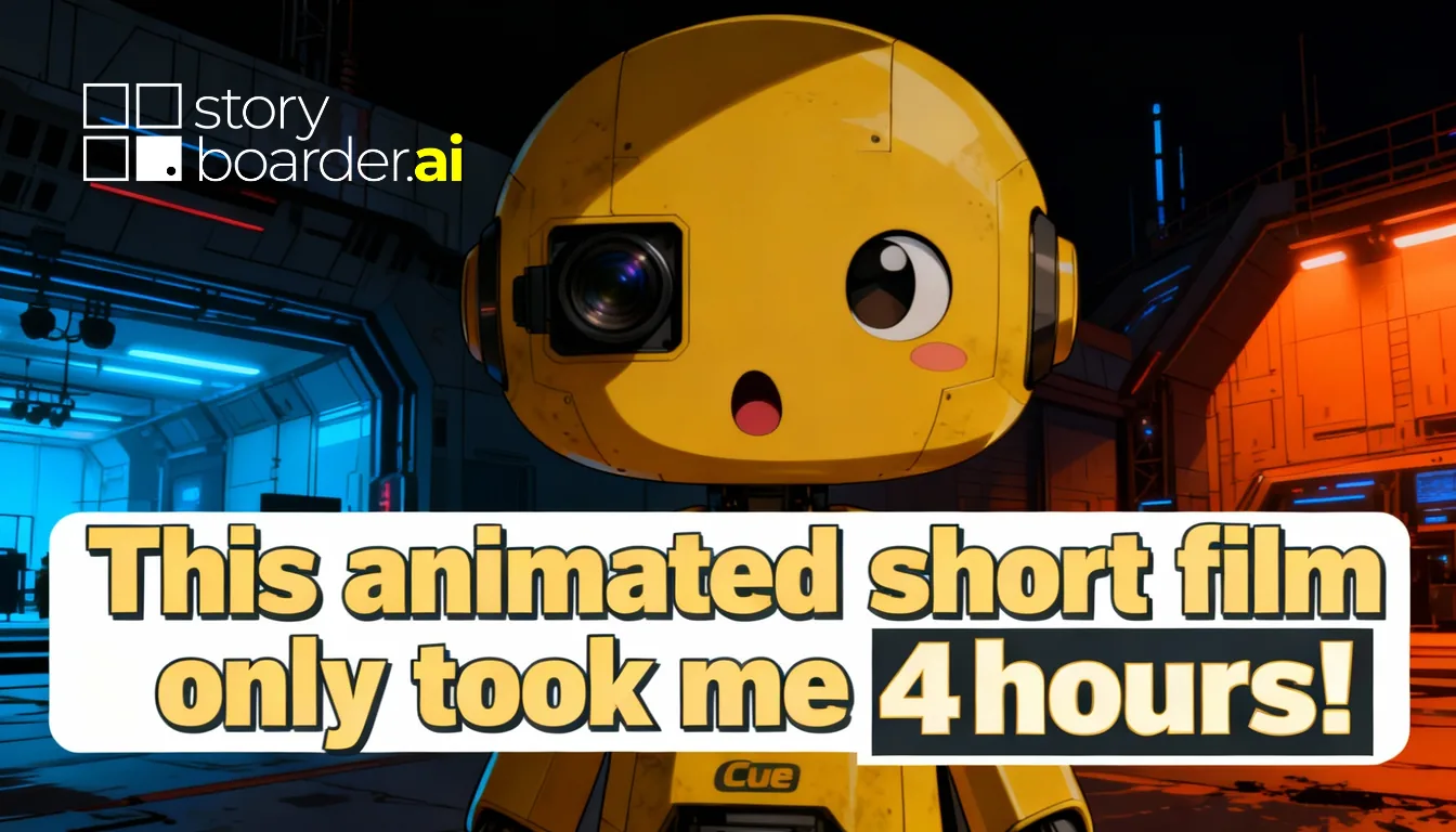 Create animatics with audio using AI storyboarding app